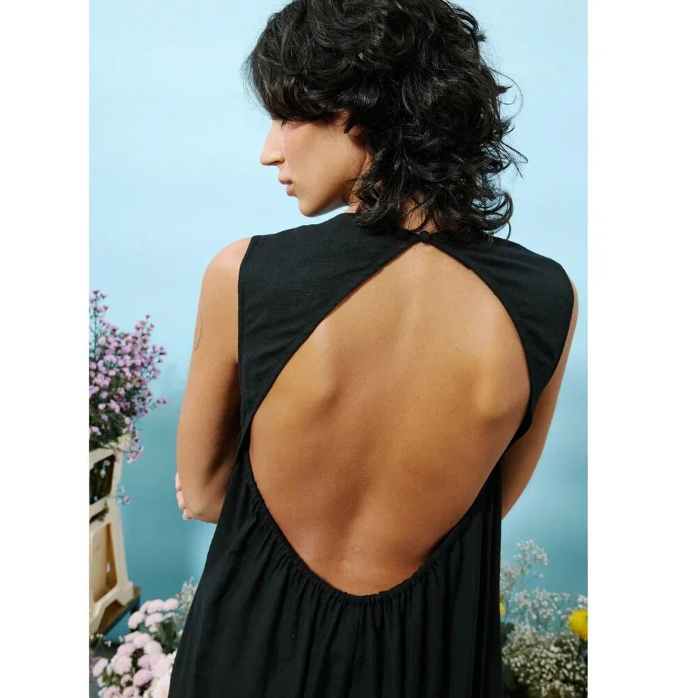 FRNCH Nahya Dress Black
